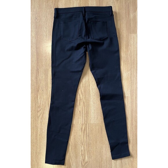 J Crew Black Skinny Mid Rise Stretch Pants Size 4 - Picture 2 of 8